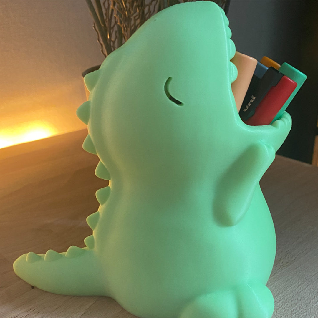 Dinosaur T-Rex Pencil Holder TheChromeNest